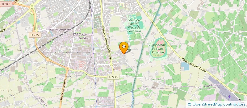 localisation de l'entreprise SCI CFT  CARPENTRAS