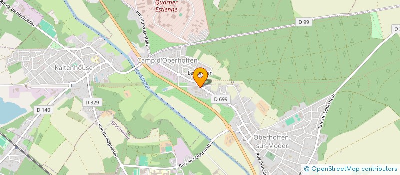 localisation de l'entreprise SCI CFT. H3  OBERHOFFEN-SUR-MODER