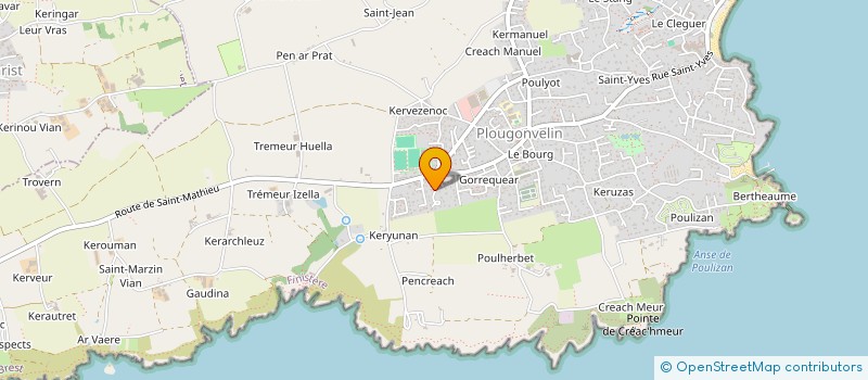 localisation de l'entreprise SCI CFT IMMO  PLOUGONVELIN