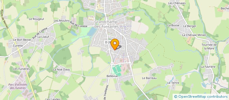 localisation de l'entreprise SCI CFTM  GRANDCHAMP-DES-FONTAINES