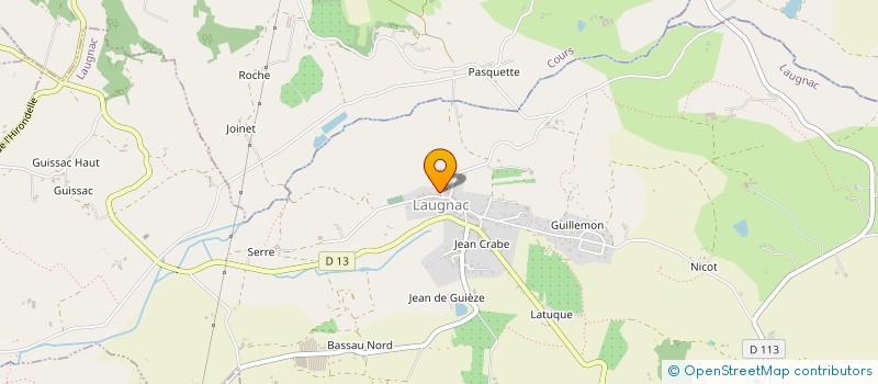localisation de l'entreprise SCI CFV à PRAYSSAS