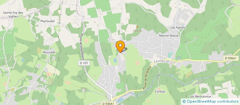 localisation de l'entreprise SCI CFVB  LEMBRAS