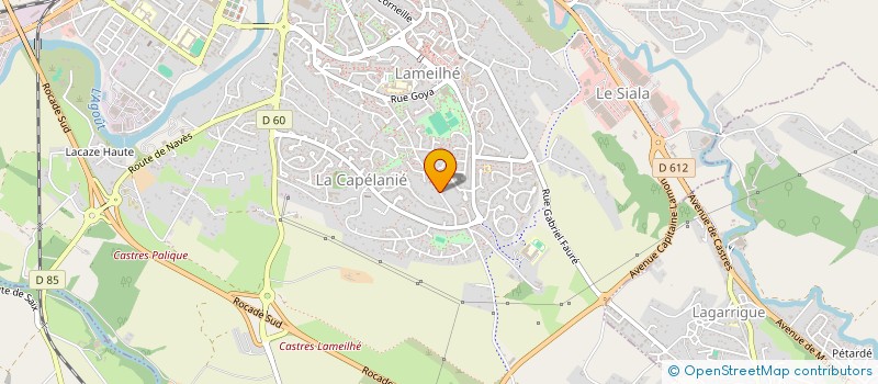 localisation de l'entreprise SCI CG 1114  CASTRES