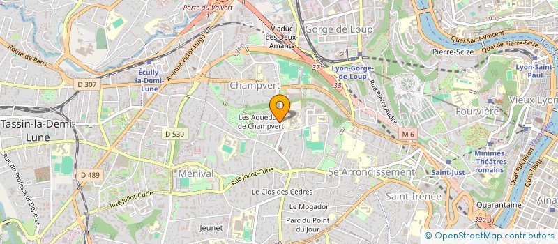 localisation de l'entreprise SCI CG  LYON
