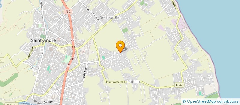 localisation de l'entreprise SCI CG à SAINT-ANDRE