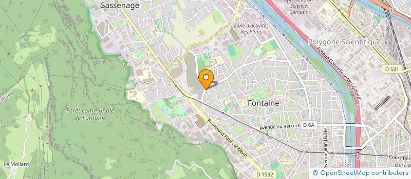 localisation de l'entreprise SCI CG  FONTAINE