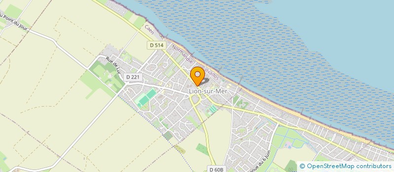 localisation de l'entreprise SCI CG  LION-SUR-MER