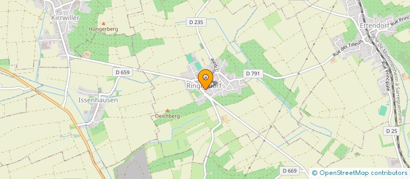 localisation de l'entreprise SCI CG  ENGWILLER