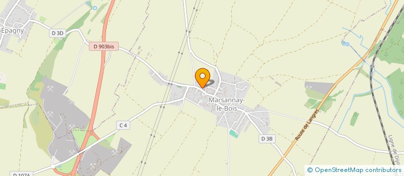 localisation de l'entreprise SCI CG  MARSANNAY-LE-BOIS