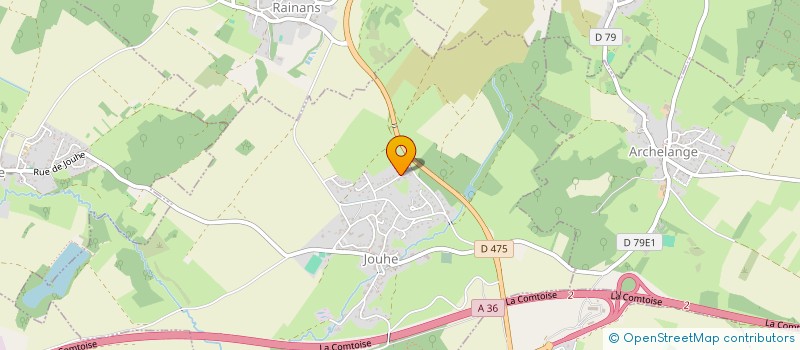 localisation de l'entreprise SCI CG GRANVELLE  JOUHE