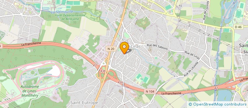 localisation de l'entreprise SCI CG-IMMO à LINAS