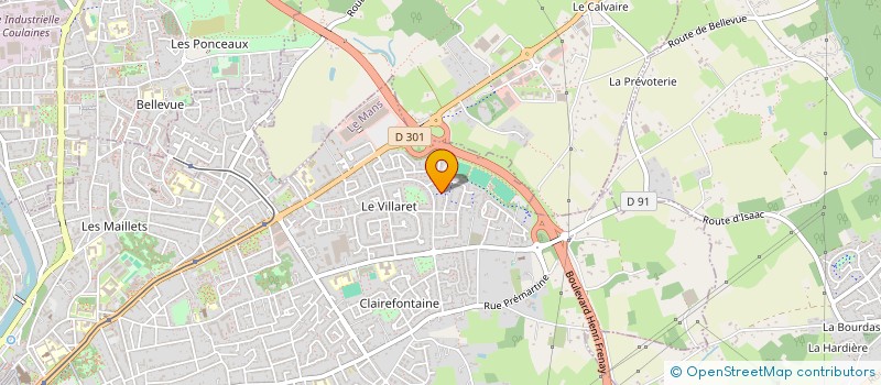 localisation de l'entreprise SCI CG-IMMO  LE MANS