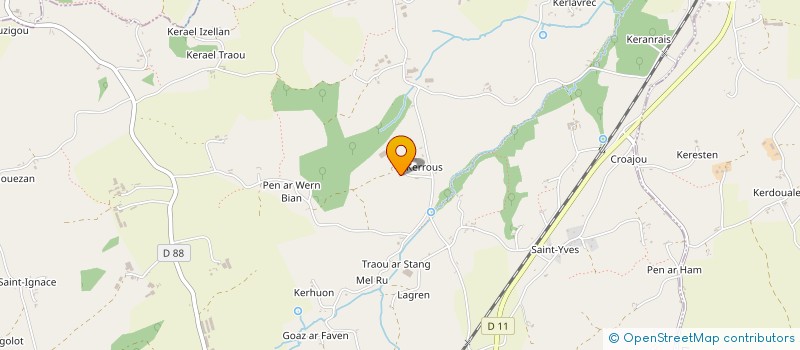 localisation de l'entreprise SCI CG IMMO  PLOUARET