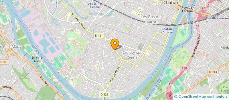 localisation de l'entreprise SCI CG VETIMMO  CROISSY-SUR-SEINE