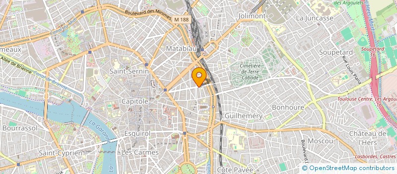 localisation de l'entreprise SCI CG4L à TOULOUSE