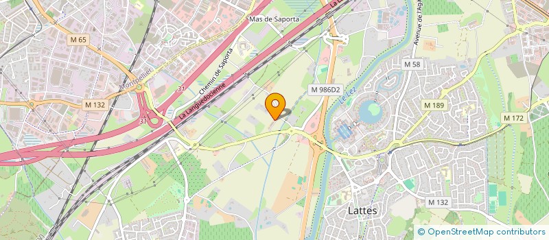 localisation de l'entreprise SCI CGA à LATTES