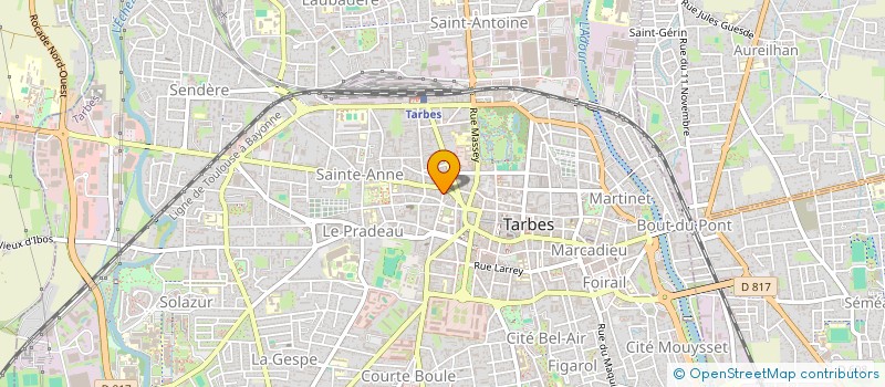 localisation de l'entreprise SCI CGA  TARBES