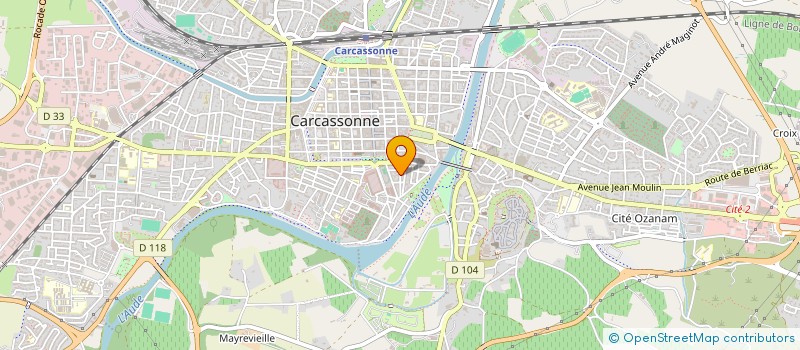 localisation de l'entreprise SCI CGB à CARCASSONNE