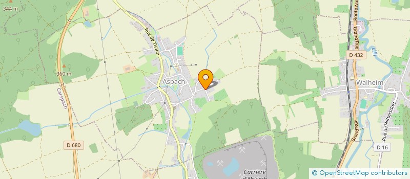 localisation de l'entreprise SCI CGB  ASPACH