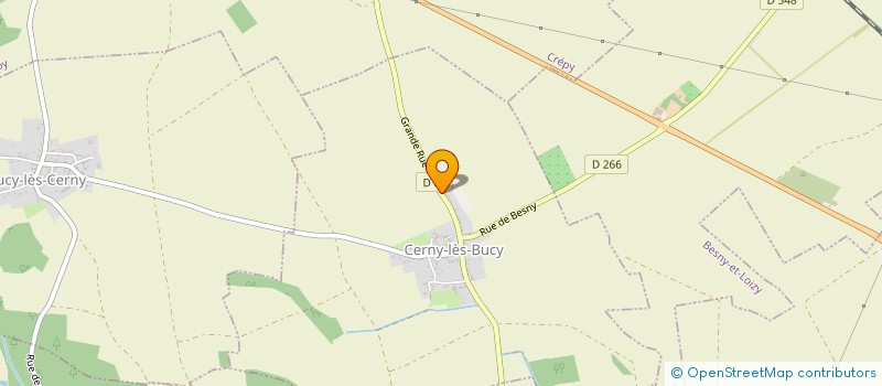 localisation de l'entreprise SCI CGC  CERNY-LES-BUCY