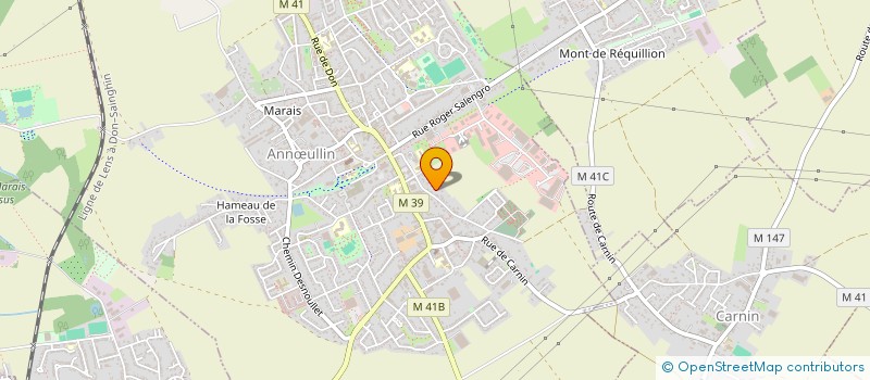 localisation de l'entreprise SCI CGCARNOT  ANNULLIN