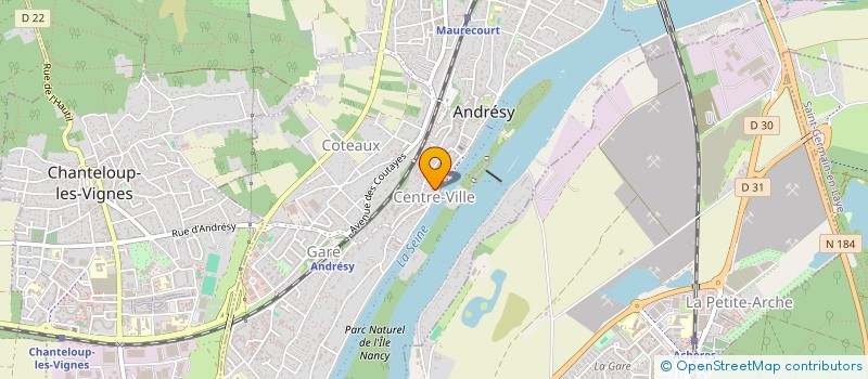 localisation de l'entreprise SCI CGD  ANDRESY