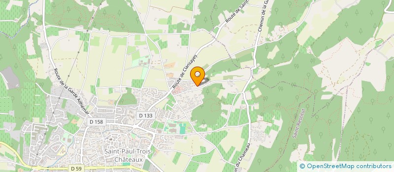 localisation de l'entreprise SCI CGEM  SAINT-PAUL-TROIS-CHATEAUX