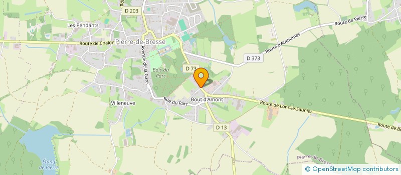 localisation de l'entreprise SCI CGFM  PIERRE-DE-BRESSE