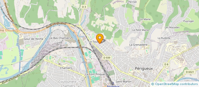localisation de l'entreprise SCI CGFOR à PERIGUEUX