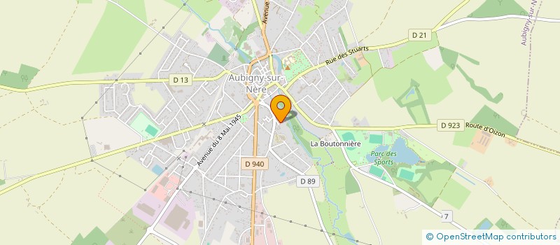 localisation de l'entreprise SCI CGI PATRIMOINE  AUBIGNY-SUR-NERE