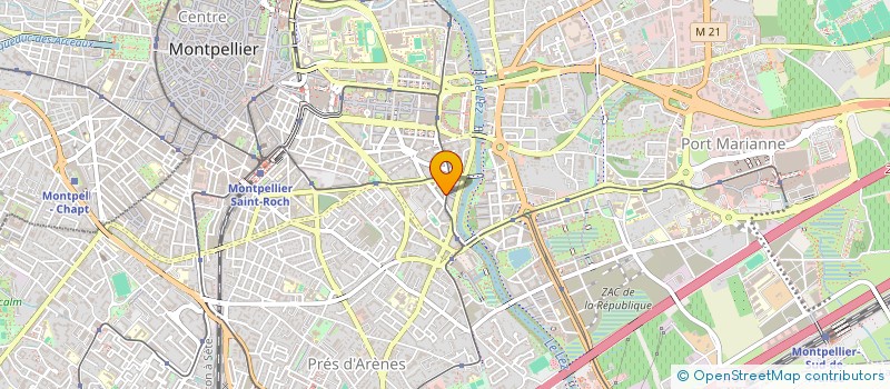 localisation de l'entreprise SCI CGJJR à MONTPELLIER