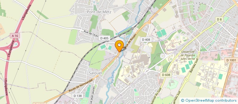 localisation de l'entreprise SCI CGM  SALOUEL