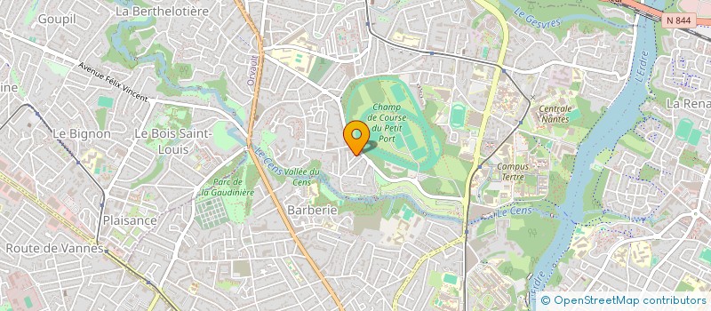 localisation de l'entreprise SCI CGM à NANTES