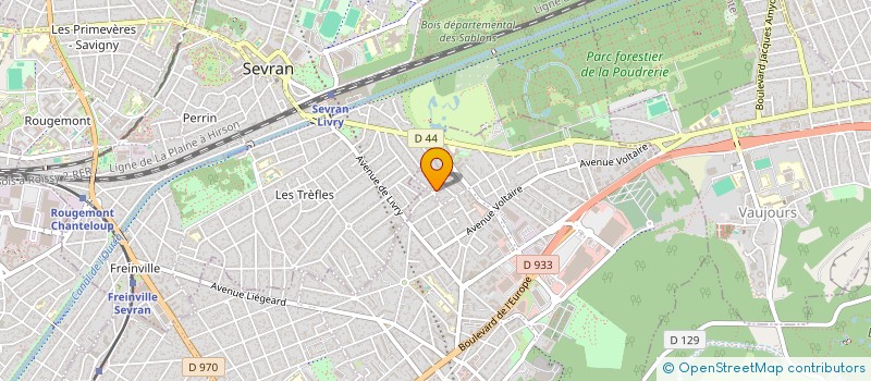 localisation de l'entreprise SCI CGM à LIVRY-GARGAN