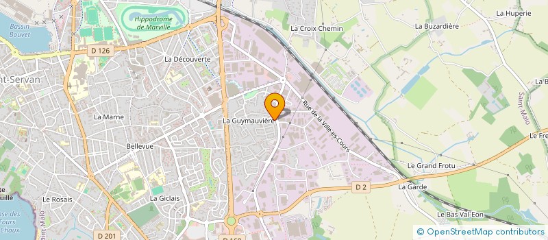 localisation de l'entreprise SCI CGM IMMO  SAINT-MALO