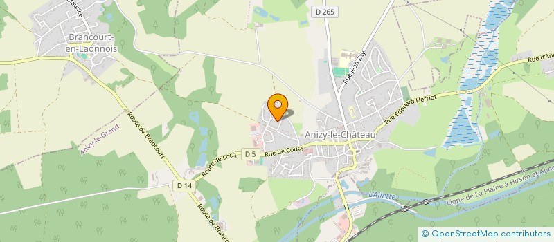 localisation de l'entreprise SCI CGMC à ANIZY-LE-GRAND