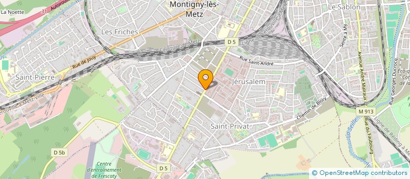 localisation de l'entreprise SCI CGMP à MONTIGNY-LES-METZ