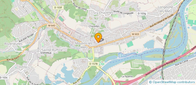 localisation de l'entreprise SCI CGN  SCY-CHAZELLES