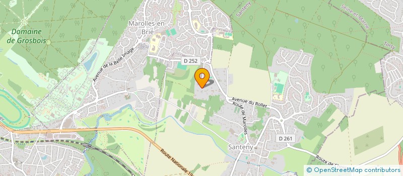 localisation de l'entreprise SCI CGN  SANTENY