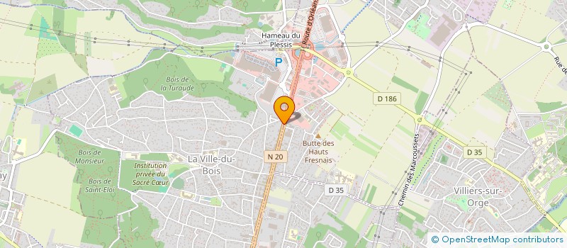 localisation de l'entreprise SCI CGP  LA VILLE-DU-BOIS