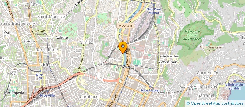 localisation de l'entreprise SCI CGP à NICE