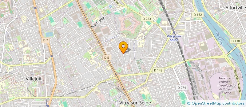 localisation de l'entreprise SCI CGP  VITRY-SUR-SEINE