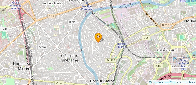 localisation de l'entreprise SCI CGP  BRY-SUR-MARNE