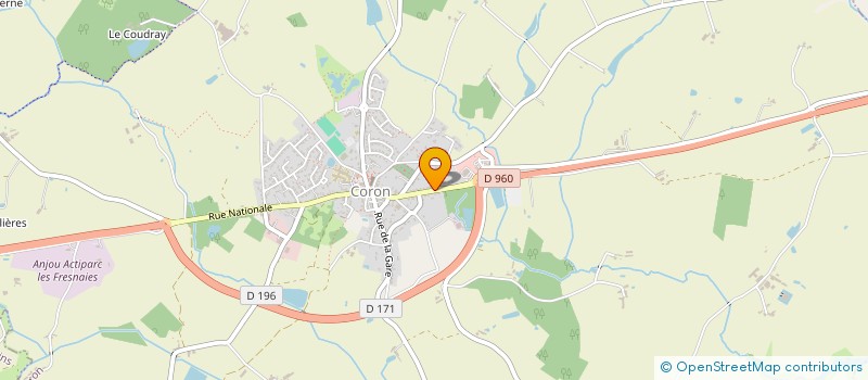 localisation de l'entreprise SCI CGP  CORON