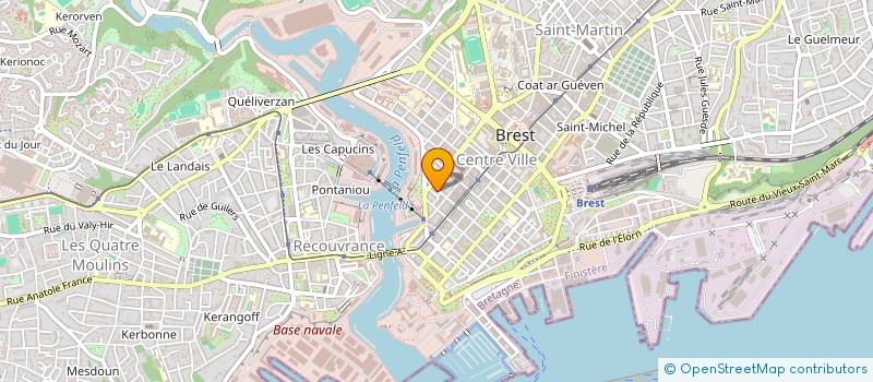 localisation de l'entreprise SCI CGPA à BREST