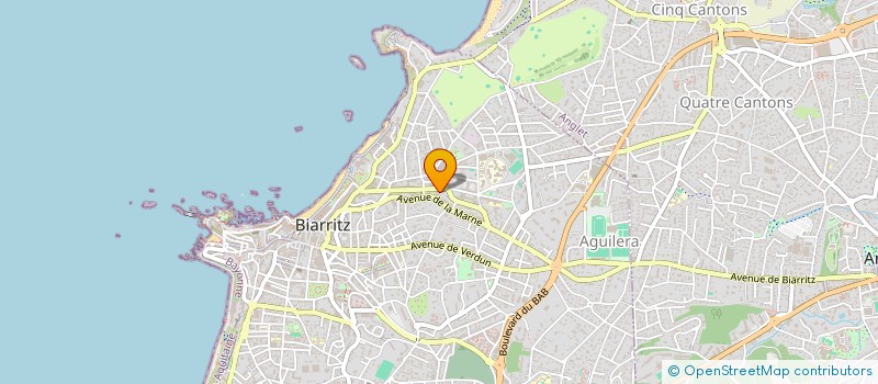 localisation de l'entreprise SCI CGQCN BIARRITZ à BIARRITZ