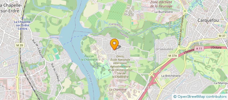localisation de l'entreprise SCI CGQG JULES VERNE à NANTES