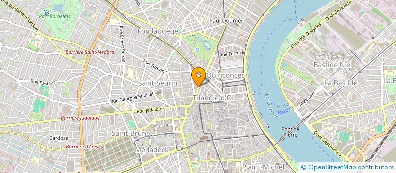 localisation de l'entreprise SCI CGR PATRIMOINE  BORDEAUX