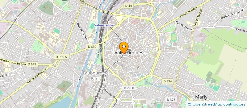 localisation de l'entreprise SCI CGS  VALENCIENNES