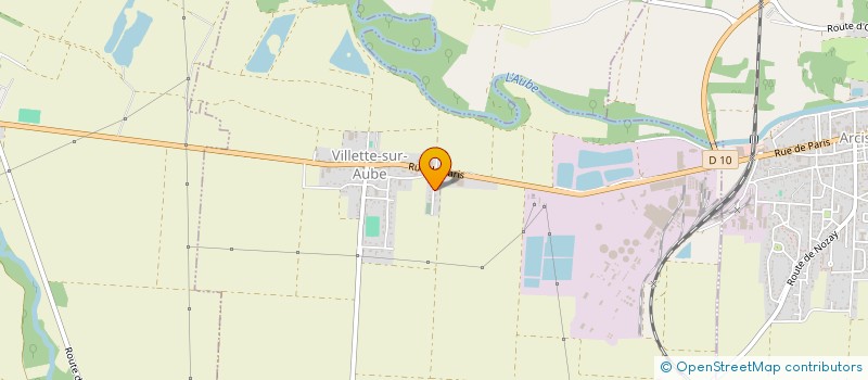 localisation de l'entreprise SCI CGSG  VILLETTE-SUR-AUBE